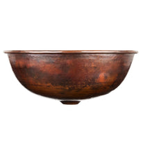 Load image into Gallery viewer, Thompson Traders P-23-1223-BC Rennovations Bath Petite Manet Black Copper Handcrafted Black Copper Copper Black Copper