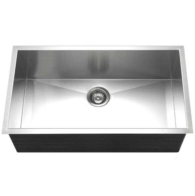 Hamat PADA-3218SU-5.5-1 ADA Zero Radius Undermount Stainless Steel Sink