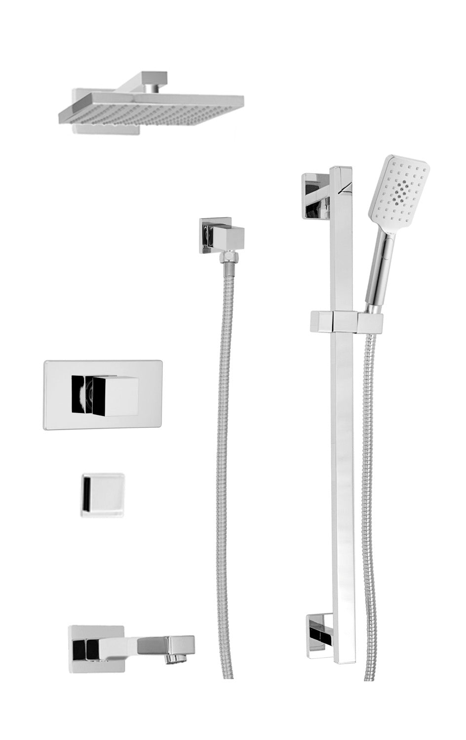 BARiL TRO-3500-10-NS Trim Only For Thermostatic Shower Kit