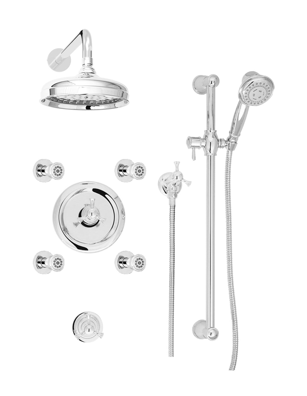 BARiL TRO-3701-71 Trim Only For Thermostatic Shower Kit