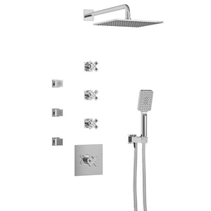BARiL PRO-3851-26-CD-175 Complete Thermostatic Shower Kit - Chrome