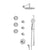 BARiL PRO-3950-46-NN-175 Complete Thermostatic Shower Kit - Chrome