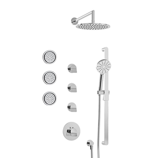 BARiL PRO-3950-46-GG-175 Complete Thermostatic Shower Kit - Chrome