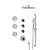 BARiL PRO-3950-56 Complete Thermostatic Shower Kit