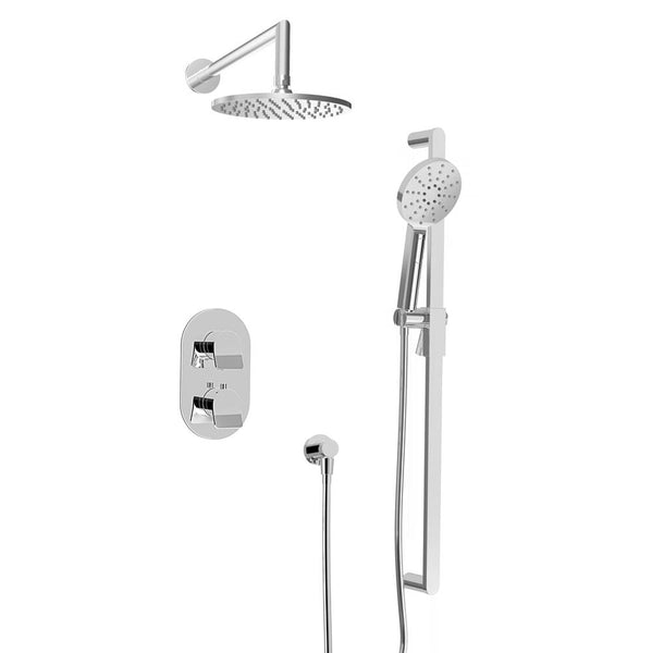BARiL PRO-4205-46-NS Complete Thermostatic Pressure Balanced Shower Kit