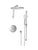 BARiL TRO-4226-45-NS Trim Only For Thermostatic Pressure Balanced Shower Kit