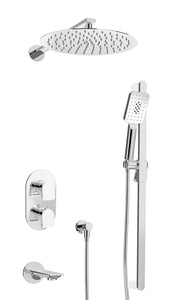 BARiL PRO-4325-56-NS Complete Thermostatic Pressure Balanced Shower Kit