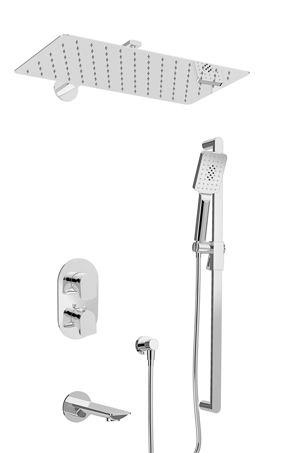 BARiL TRO-4335-56 Trim Only For Thermostatic Pressure Balanced Shower Kit
