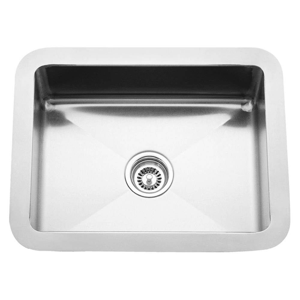 Barclay PSSSB2216-SS Uberto 21 SS Undermount Prep Sink - Stainless Steel