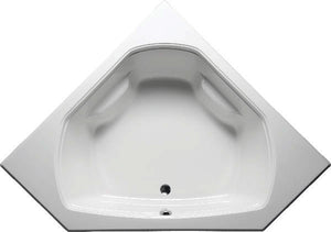 Americh QU6060P Quantum Corner 60" x 60" Drop In Platinum Whirlpool Tub