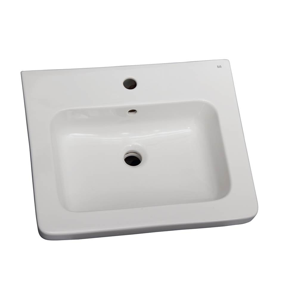Barclay B/3-1068WH Resort 500 Basin Only - 8 Widespread - White
