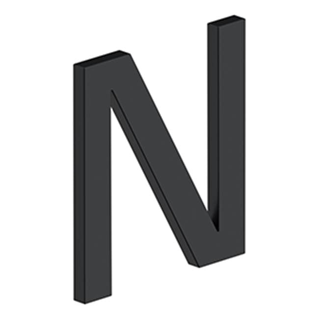 Deltana RNENU 4 Letter N, E Series With Risers, Stainless Steel