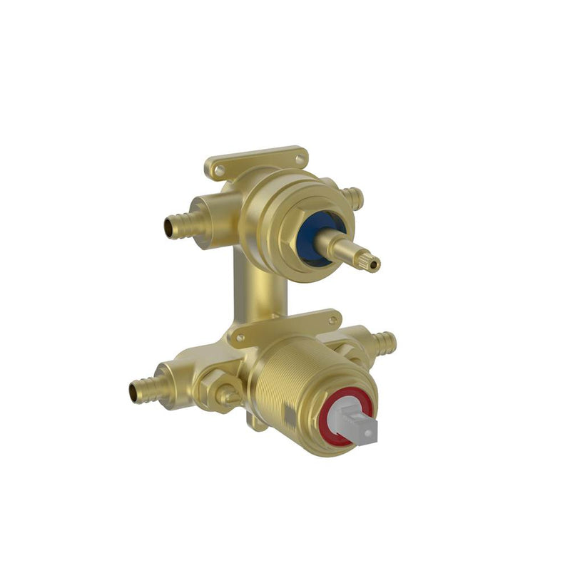 BARiL RVA-9181-P0-NS-B Pressure Balanced Rough With 2-Way Diverter Pex Connections