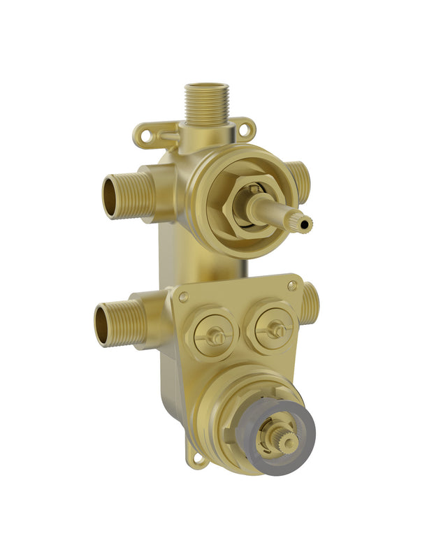 BARiL RVA-9531-00-NS-B 3-Way T Rough 1/2" Male Npt Or Welded Copper Connections