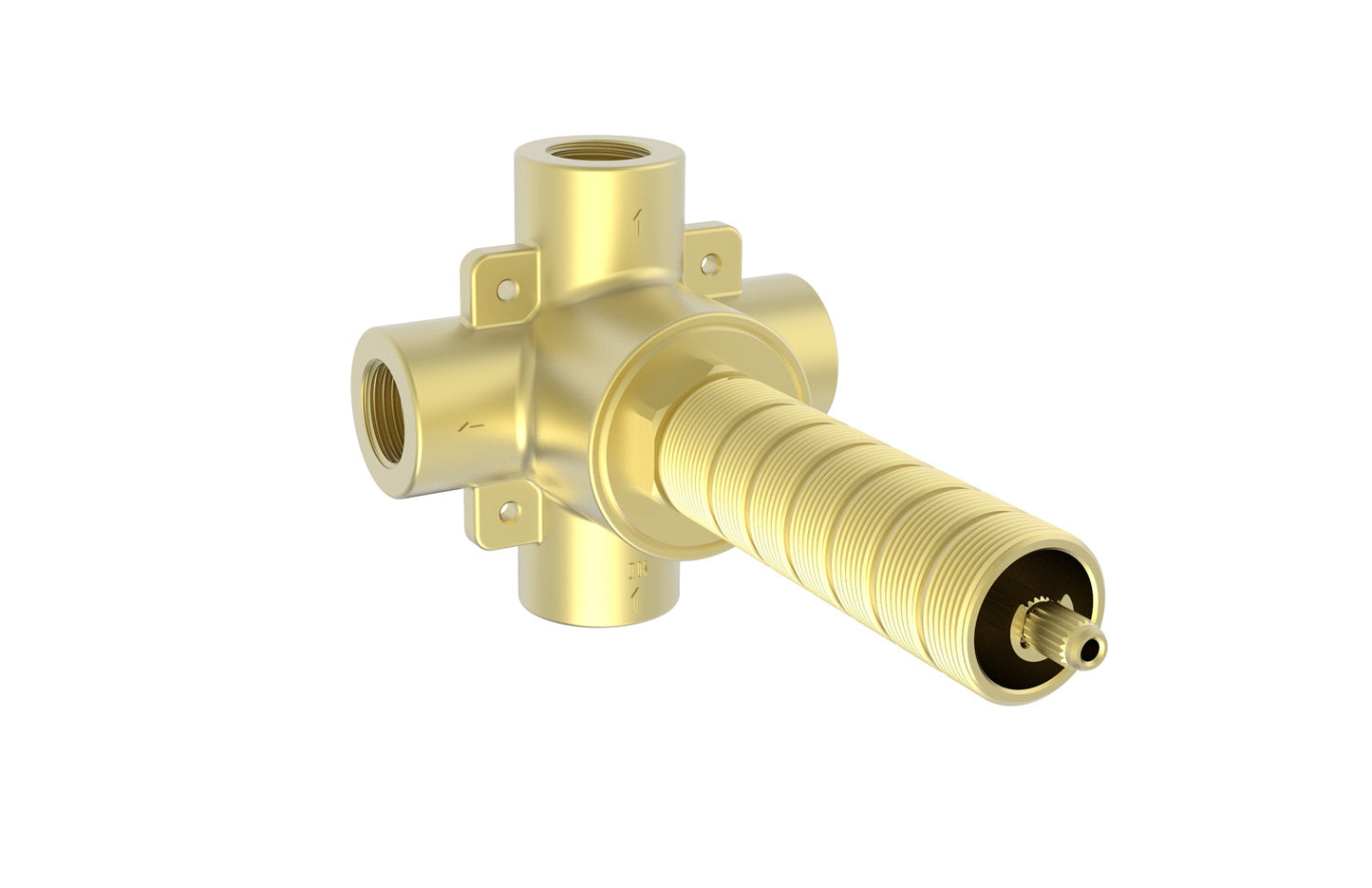 BARiL RVA-9563-00-B 3-Way Diverter With Stop, Rough