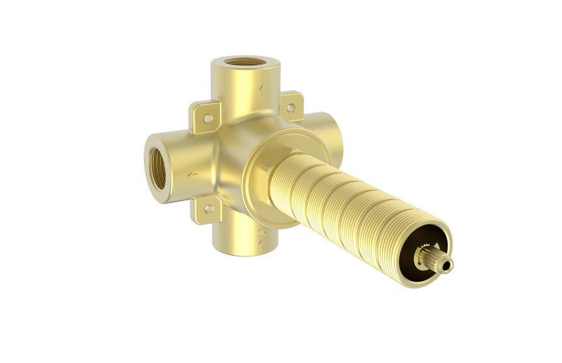 BARiL RVA-9563-00-NS-B 3-Way Diverter With Stop, Rough