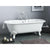 Cheviot 2168-WW-7 Regal Cast Iron Bathtub With Faucet Holes And Shaughnessy Feet