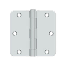Load image into Gallery viewer, Deltana S35R4BK 3-1/2 x 3-1/2 x 1/4 Radius Hinge, Residential Thickness
