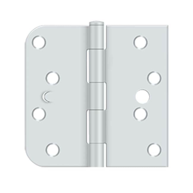 Deltana S44058TTUSPW-LH 4 x 4 x 5/8 x SQ Hinge Left Hand - Prime Coat White