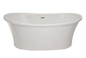 Hydro Systems Studio Collection SBRE6636ATO Breanne 66" x 36" x 25" Acrylic Tub Only