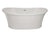 Hydro Systems Studio Collection SBRE6636ATA Breanne 66" x 36" x 25" Acrylic Tub w/Thermal Air System