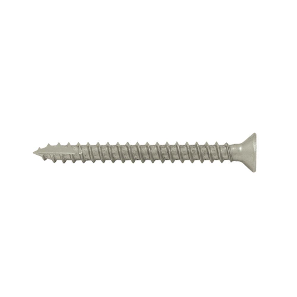 Deltana SCWST1020U15 Wood Screw, Steel, No.10 x 2 - Brushed Nickel