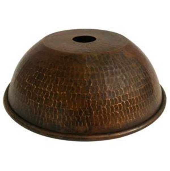 Premier Copper Products SH-L200DB Hammered Copper 8.5" Dome Pendant Light Shade
