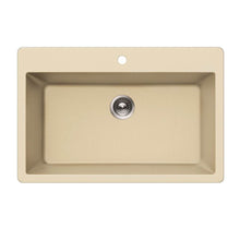 Load image into Gallery viewer, Hamat SIO-3017ST Granite Topmount Large Single Bowl Kitchen Sink