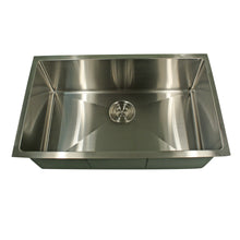 Load image into Gallery viewer, Nantucket SR2318-16 - 23 Inch Rectangle Single Bowl Undermount Stainless Steel