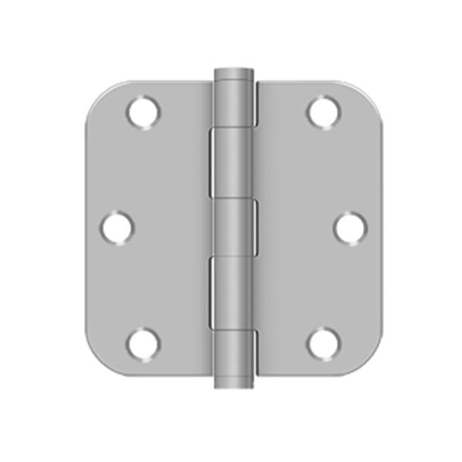 Deltana SS35R5U32D-R 3-1/2 x 3-1/2 x 5/8 Radius Hinge - Brushed Stainless