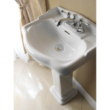 Load image into Gallery viewer, Barclay 3-874 Stanford 460 Pedestal Lavatory 4&quot; Centerset