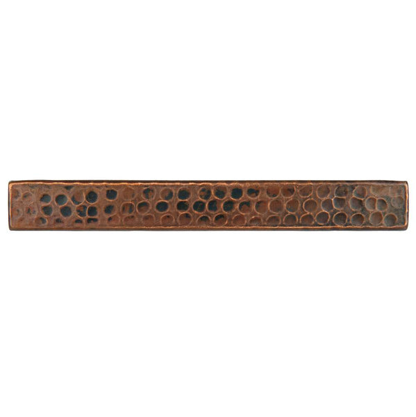 Premier Copper Products T18DBH 1" x 8" Hammered Copper Tile
