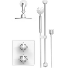 Load image into Gallery viewer, Rubinet T20LAC Temperature Control Shower With Two Way Diverter ShutOff, Hand Held Shower, Bar, IntegraSupply Aquatron Shower Head Arm 3 Function Wall Mount