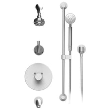 Load image into Gallery viewer, Rubinet T23HOL Temperature Control Tub Shower With Three Way Diverter ShutOff, Hand Held Shower, Bar, IntegraSupply Wall Mount Tub Filler Spout Lasalle Show