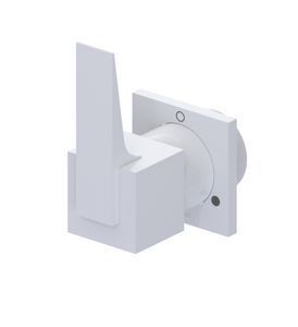 Rubinet T2XRSL Two Way Diverter With ShutOff, Trim Only