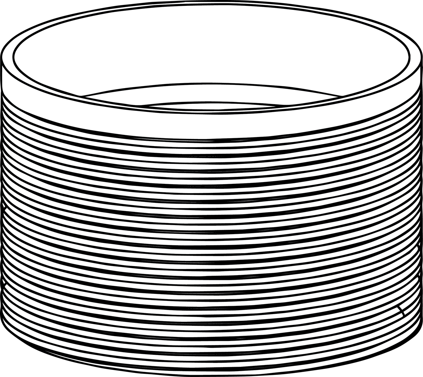 Infinity Drain TNAS 1 1/2" Threaded Nipple - Straight Thread