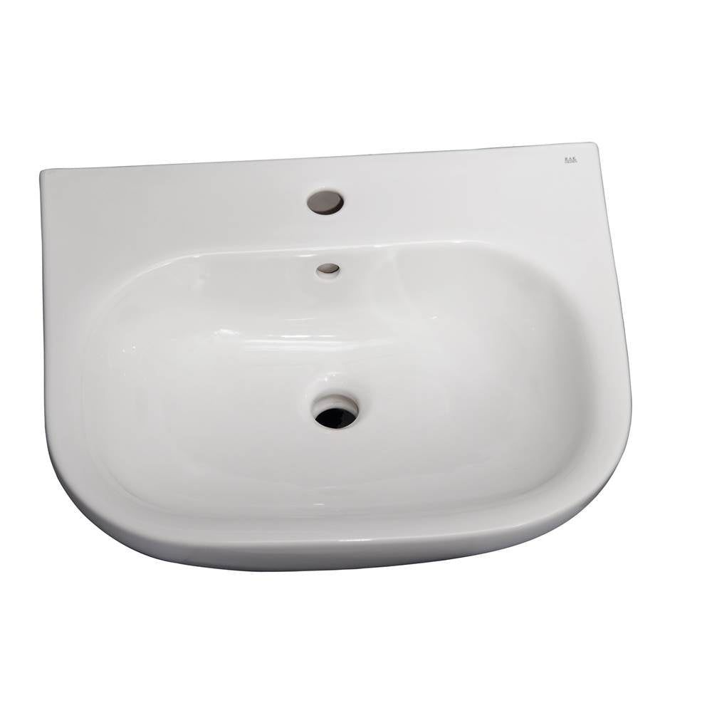 Barclay B/3-2031WH Tonique 550 Basin Only - 1 Hole  - White