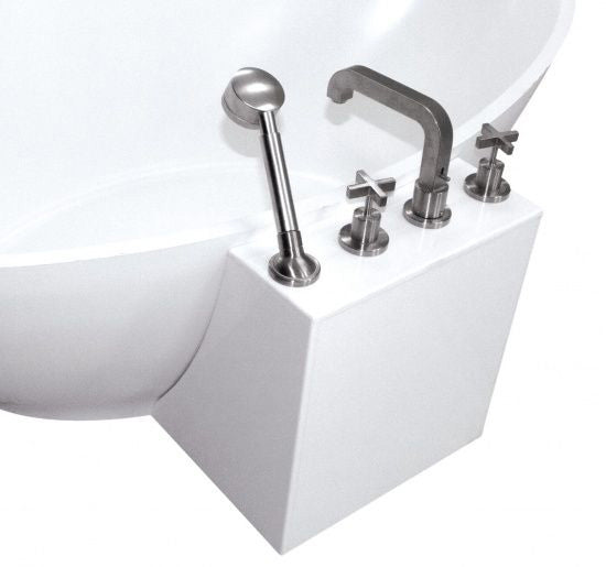 Freestanding Faucet Tower 31-36"-White