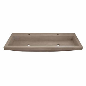 Native Trails NSL4819-EX Trough 4819 Bathroom Sink in Earth-No Faucet Holes