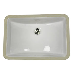 Nantucket Sinks 18" X 12" Undermount Ceramic Sink