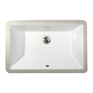 Nantucket Sinks 19" X 11" Undermount Ceramic Sink