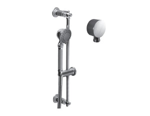 Vissoni V708494 Multifunction Hand Shower Set w/Slide Bar, Supply Elbow, and Hose