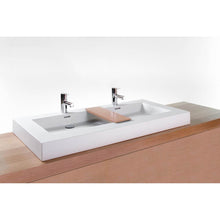 Load image into Gallery viewer, Wet Style VC48-1D-O-1-BN Lav - Cube - 1 Drain - 48 X 22 X 4 - Bn O/F - 2X 1 Faucet Hole