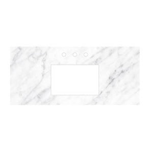 Native Trails VNT30-CR 30" Carrara Vanity Top - Rectangle with 8" Widespread Cutout
