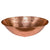 Premier Copper Products VO17WPC 17" Oval Wired Rim Vessel Hammered Copper Sink in Polished Copper