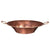 Premier Copper Products VR16MPPC 16" Round Miners Pan Vessel Hammered Copper Sink in Polished Copper