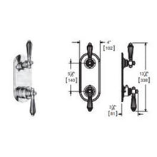 Load image into Gallery viewer, Vissoni V7096BC-TM 1/2 Thermostatic Trim w/2-Way Diverter (shared) - Uses TH-9212 valve