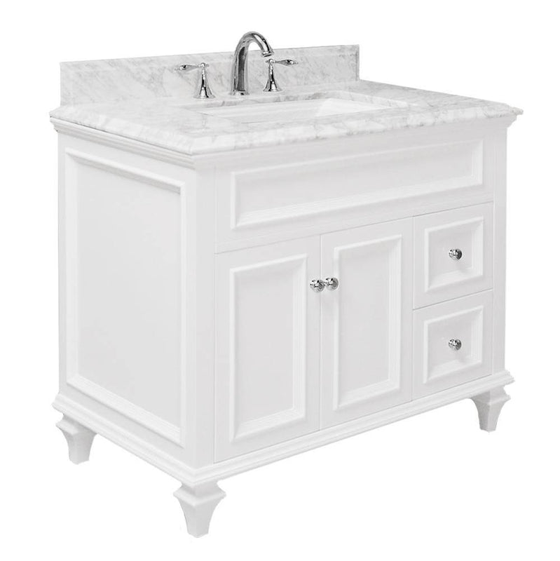 Icera ST-6436.401 Stone Top 36-in  - Carrara Marble