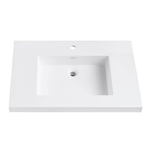 Avanity VUT31WT VersaStone 31 in. Solid Surface Vanity Top with Integrated Bowl in Matte finish