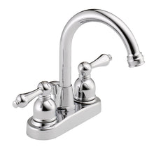 Load image into Gallery viewer, Westbrass WAS00X 4 in. Centerset 2-Handle High-Arc Bathroom Faucet with Drain